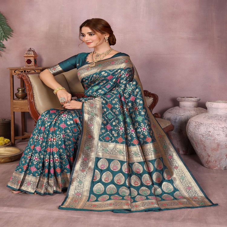 Banarsi Silk Woven Kanjeevaram Sarees