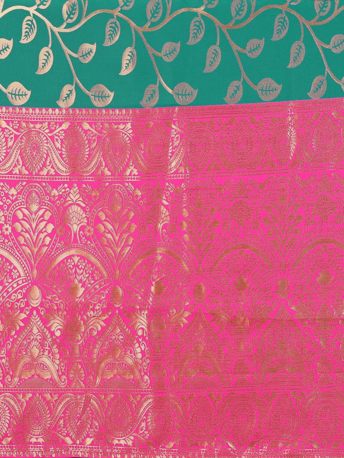 KF Women Kanjivaram Banarasi Silk Woven Design Saree
