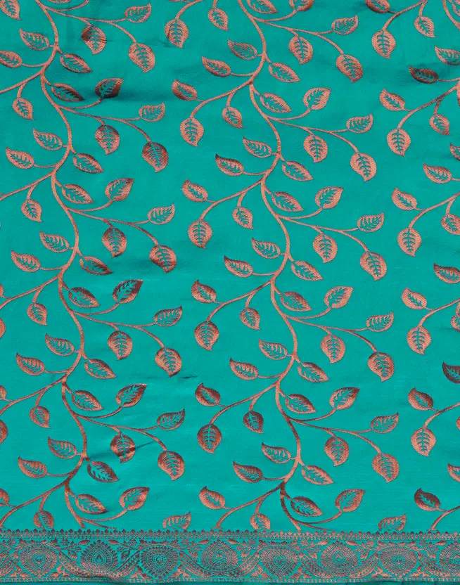 KF Women Kanjivaram Banarasi Silk Woven Design Saree