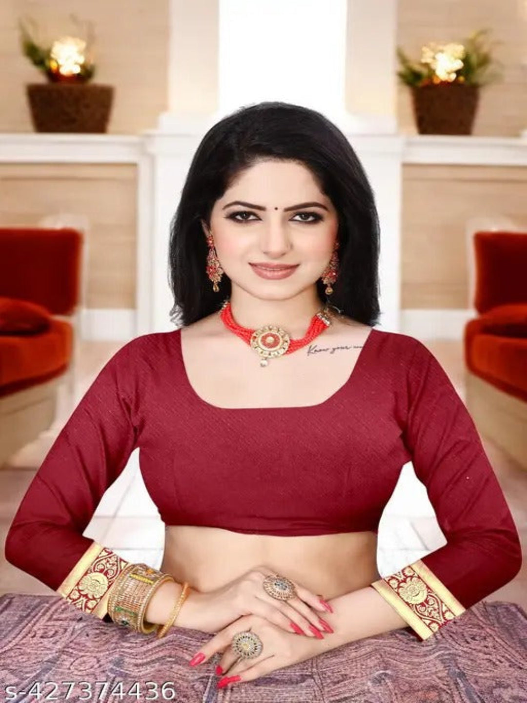 KF Elegant Banarasi Silk Woven Design Kanjeevaram Saree