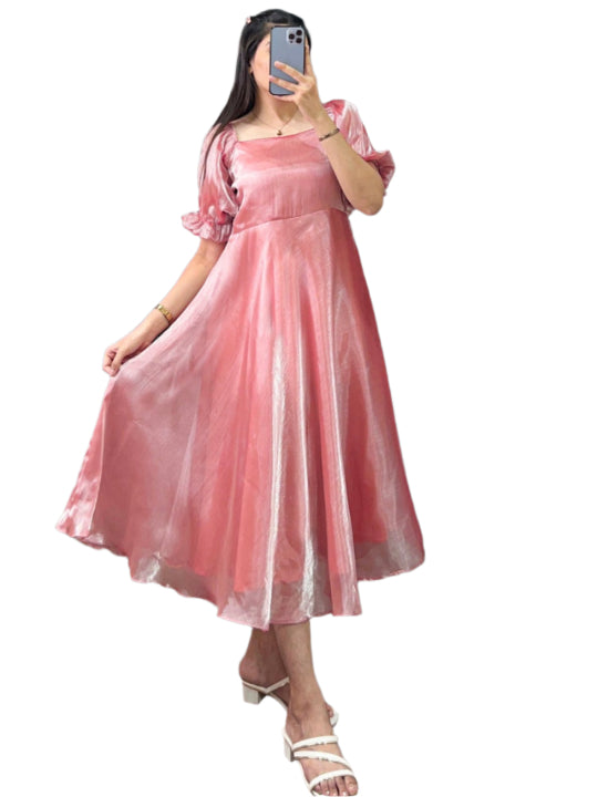 ES Women Burberry Silk Frock