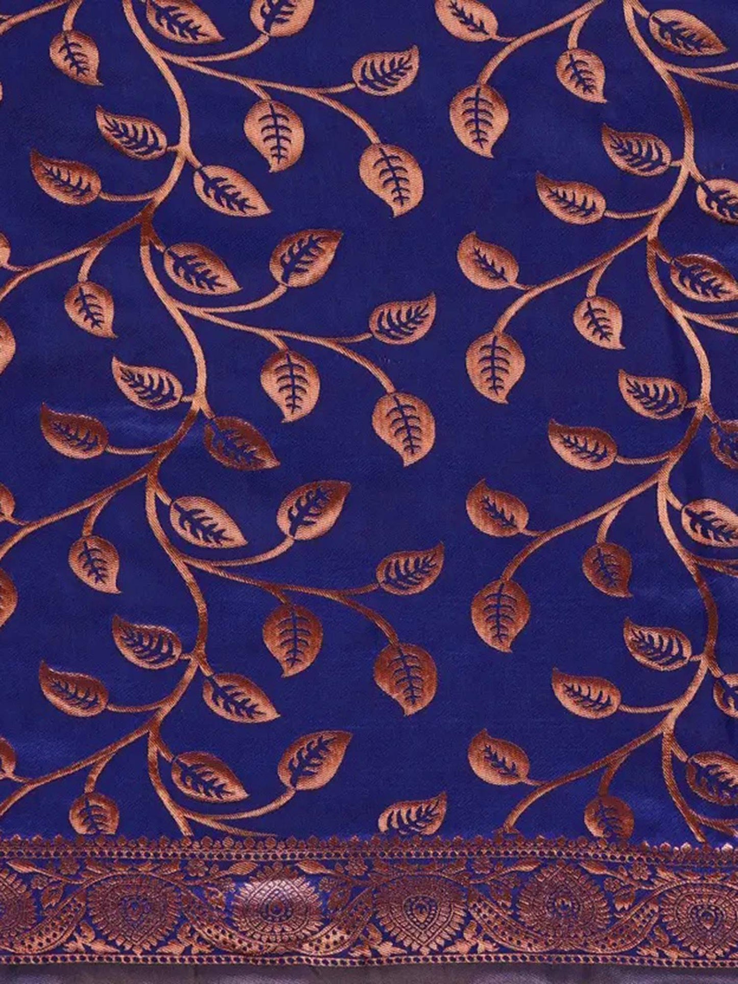 KF Women Kanjivaram Banarasi Silk Woven Design Saree