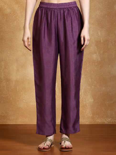 KF Embroidered Yoke Kurta With Trouser And Dupatta