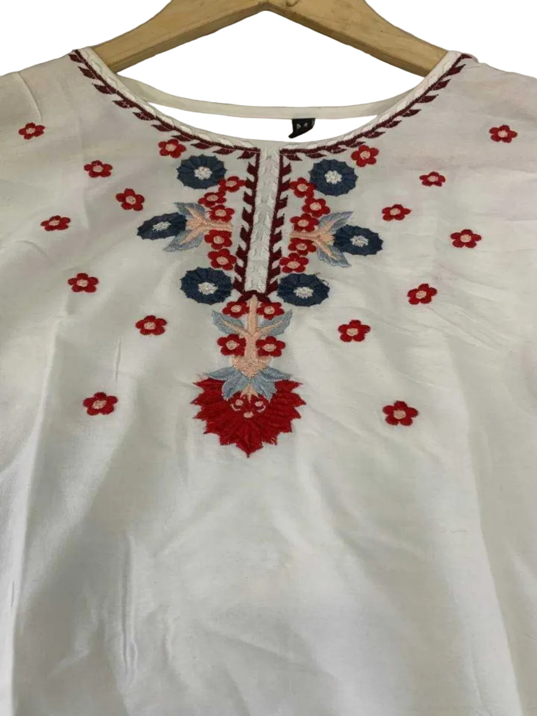 YNF Fully Stitched Western Tunic Top - Heavy Rayon Fabric & Embroidery