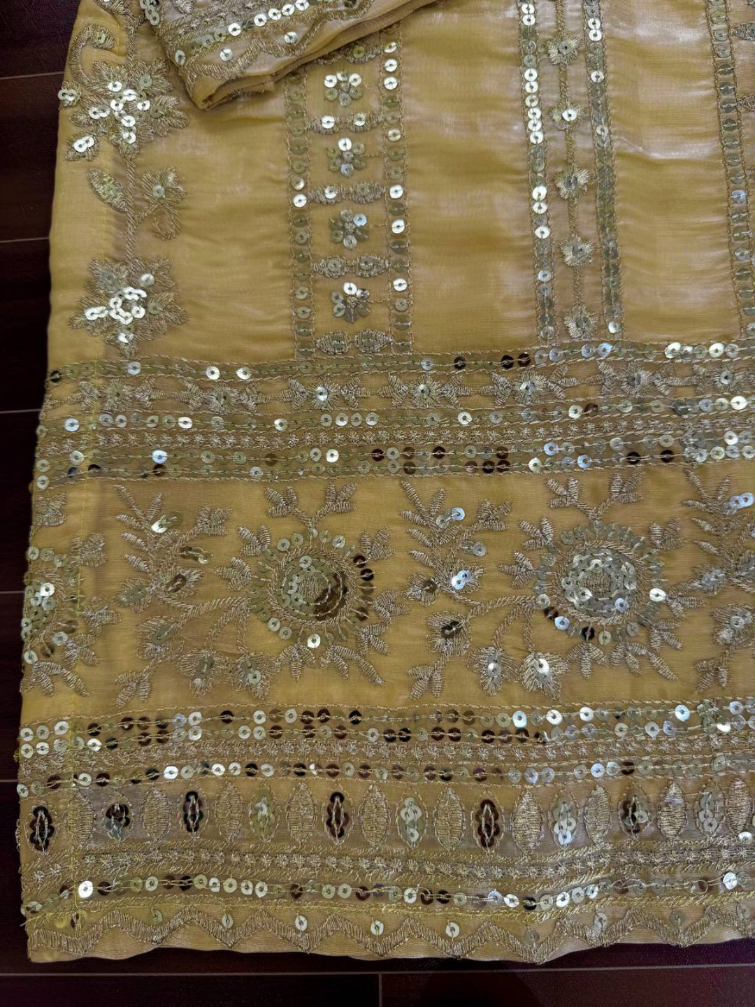 Women’s JMC Silk Thread & Sequence Embroidered Kurta Palazzo Set with Dupatta-RE