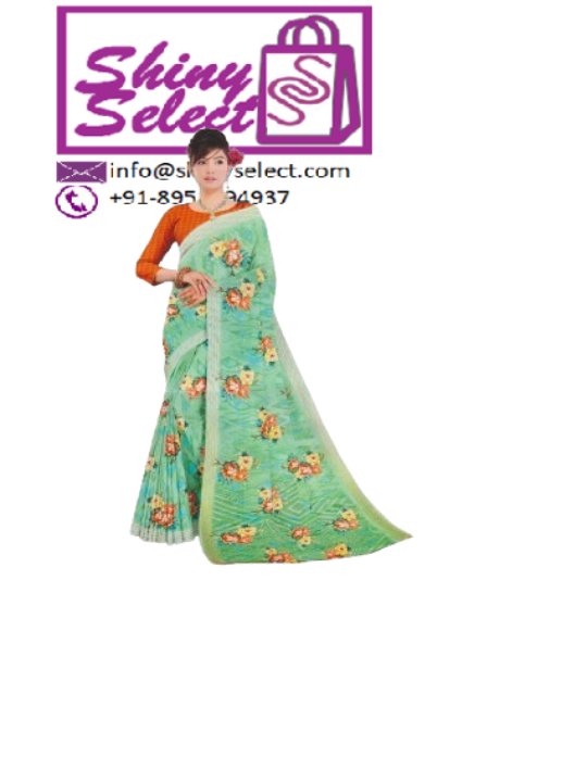 ShinySelect Soft & comfortable Georgette saree for daily use