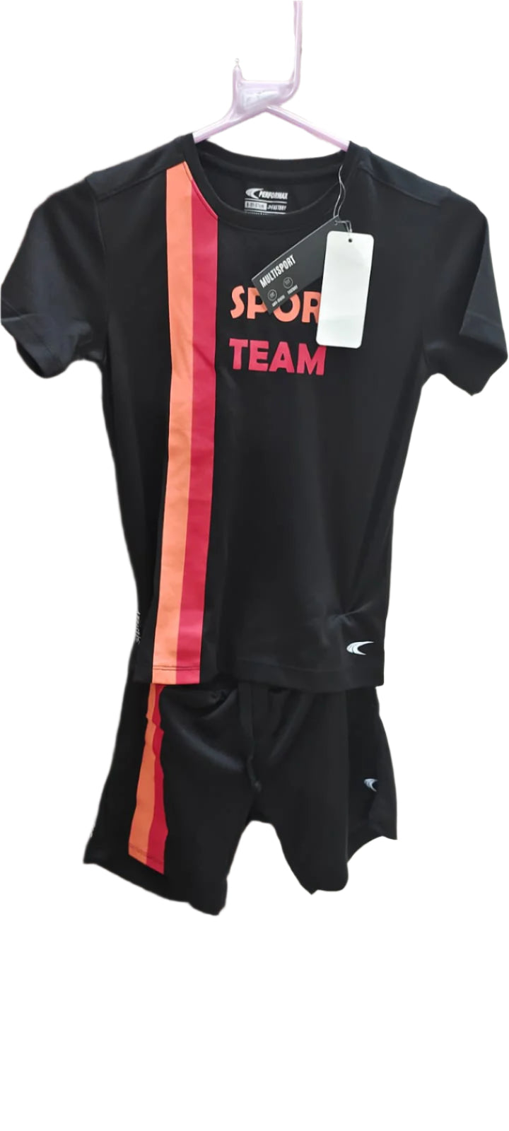 SS Pure Polyester Sports Team T-Shirt & Pants for Boys (6-9 Years)