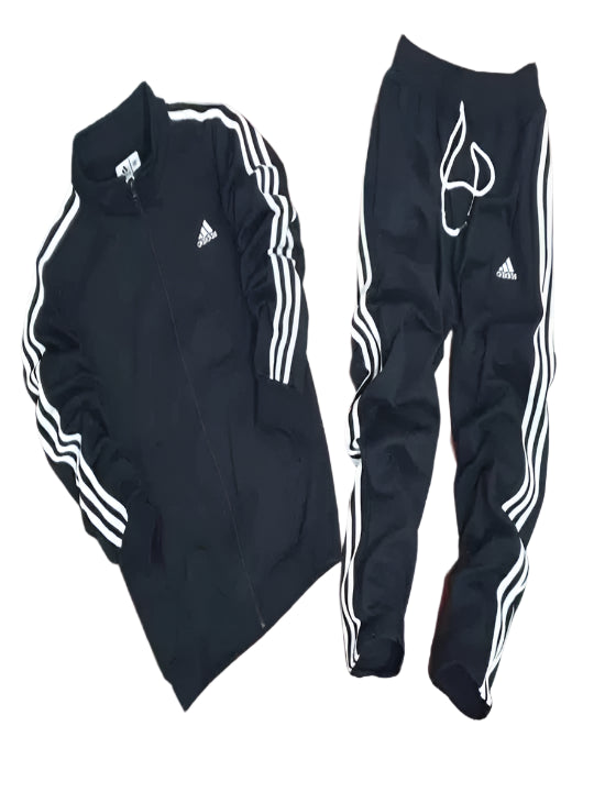 Fleece Hooded Tracksuits for Men (Black L)