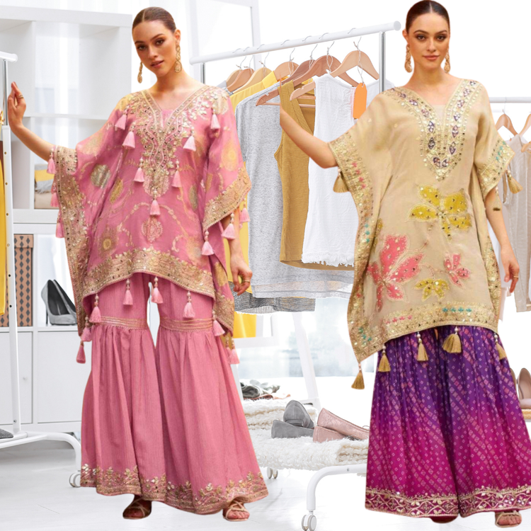 Ladies Partywear Kaftan