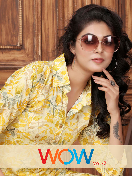 MV Premium Designer Rayon Long Cord-Set in Five Designs & Colors