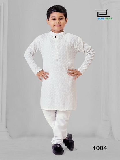 12 ಬಣ್ಣಗಳಲ್ಲಿ ES ಹೆವಿ ರೇಯಾನ್ ಚಿಕನ್ಕರಿ ವರ್ಕ್ ಕಿಡ್ ವೇರ್
