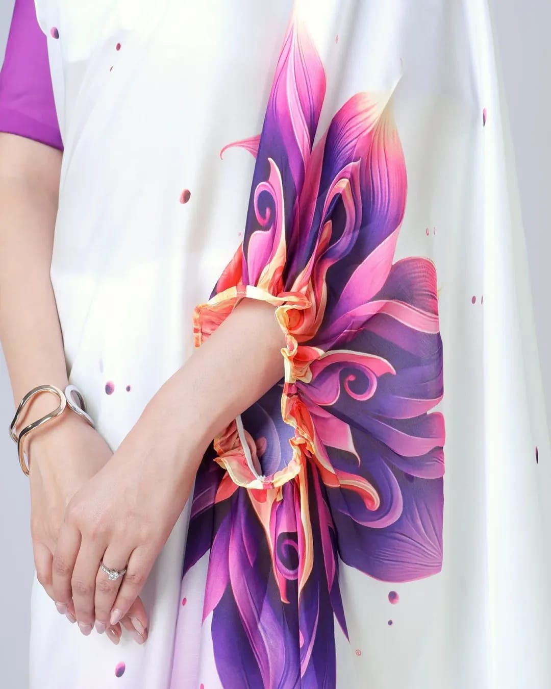 ES Designer Premium Satin Silk Ready To Wear Sarees - New Arrival