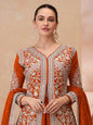 ES Heavy Embroidered Pakistani Style Chinon Silk Lehenga Choli
