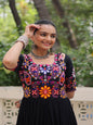 ES Navratri Special Premium Kutchi Gamthi Embroidered Gown