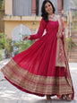 ES Shimmer Vichitra  Gown with Rich Sequins Embroidered work