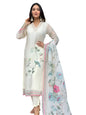 ICF Women Floral Print Straight Kurta Suit Set with pant & dupatta
