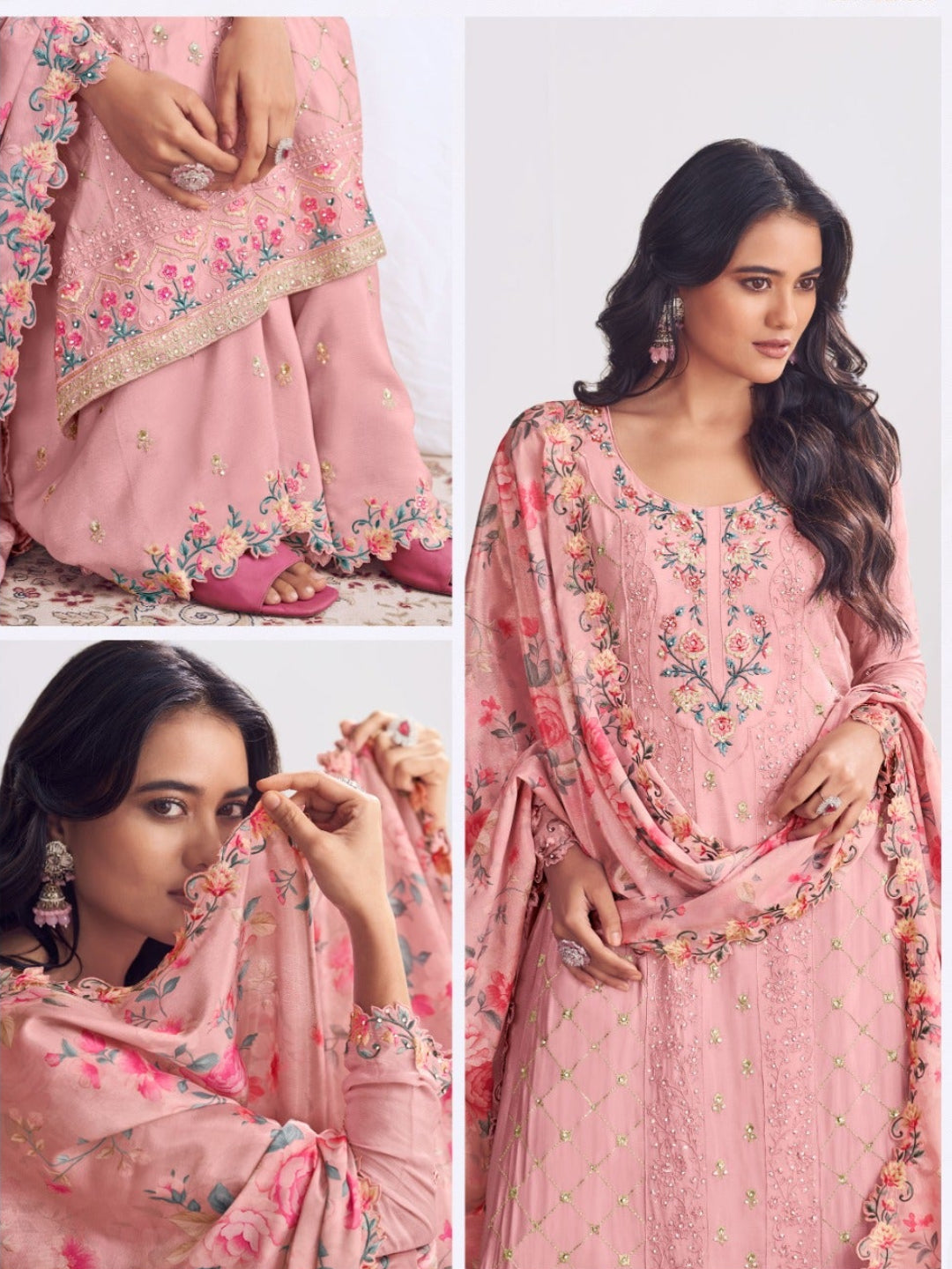 YNF Chinon FLORY: Embroidery Suits & Designer Palazzo Dresses