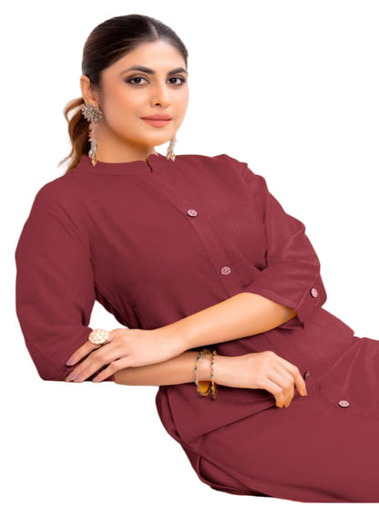 MV Five Color Breathable Magic Cotton Kurti, Sizes S to 3XL JUST @ 489/-