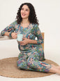 Divena Round & Collared Neck Cotton Night Suits with Payjama