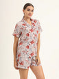 Divena Floral Multi Color Pure Cotton Printed Night Suit