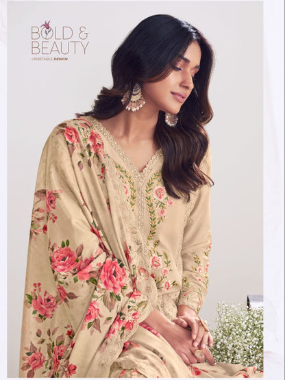 YNF Chinon FLORY: Embroidery Suits & Designer Palazzo Dresses