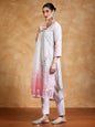 KF Women Floral Heavy Embroidered Kurta With Trouser & Dupatta
