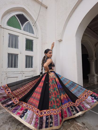 ES Navaratri Special Designer Georgette Lehenga Choli Set