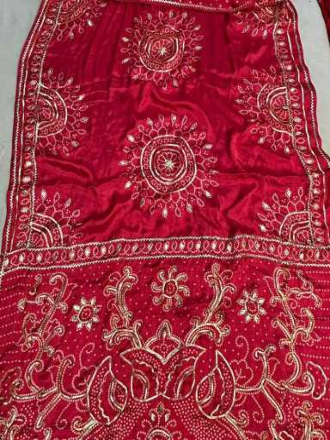 YNF Designer Traditional Bandhani Gajji Silk Sarees in 7 Different Colors