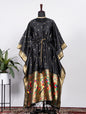 ES Pakistani Kaftan with Weaving Zari Work & Lace Border