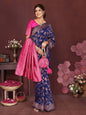 KF Women Kanjivaram Banarasi Silk Woven Design Saree