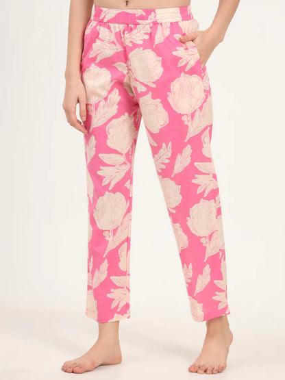 Divena Round & Collared Neck Cotton Night Suits with Payjama