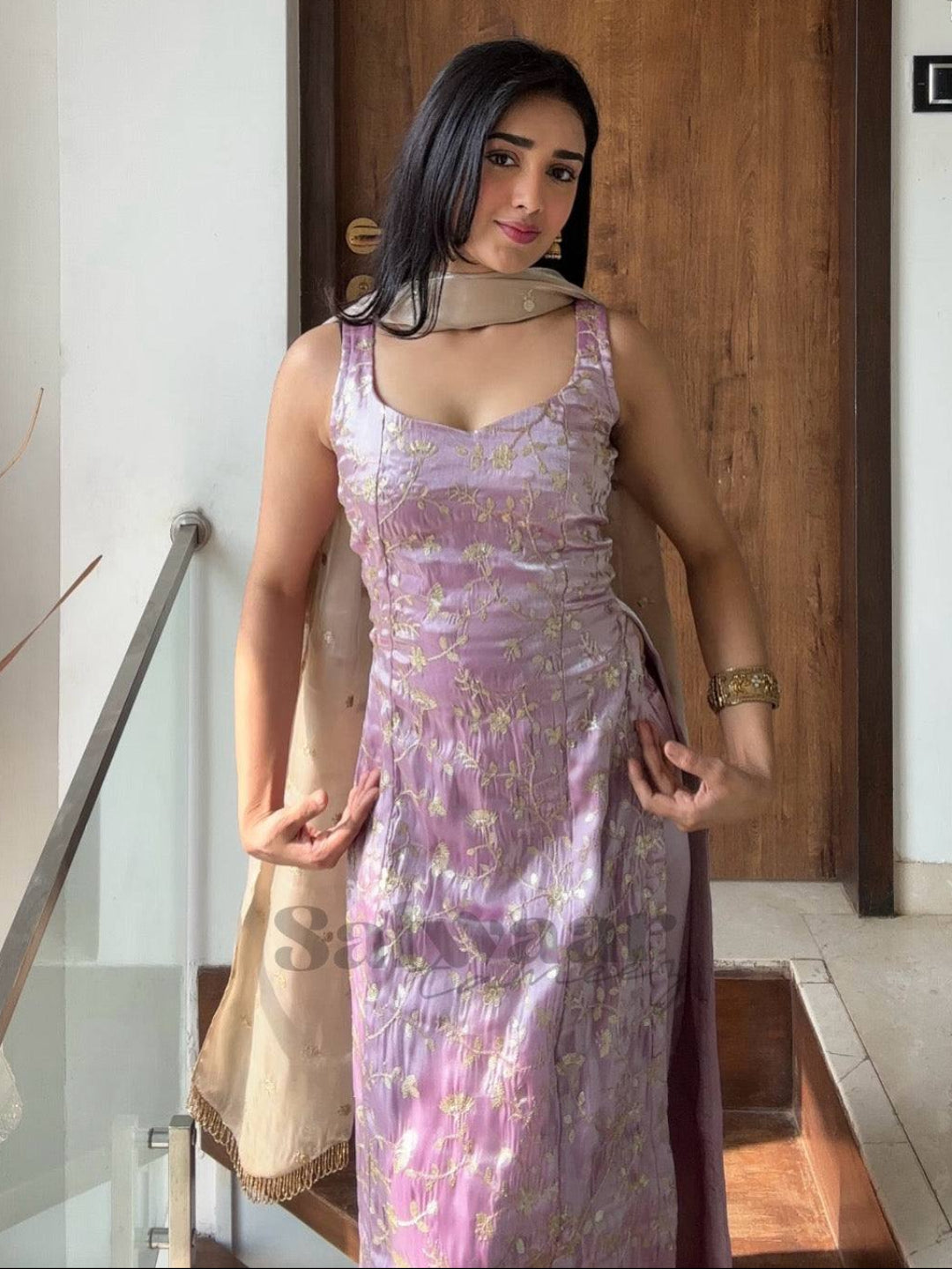 RE Premium Jimy Silk Koti Set | Heavy Embroidery | Sizes M to XXL