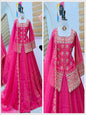 ES New Designer Shimmer Silk Party Top Lehenga & Dupatta Set
