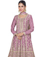 ES Women Premium Chinnon Silk  Top & Plazzo With Matching Dupatta