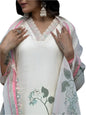 ICF Women Floral Print Straight Kurta Suit Set with pant & dupatta
