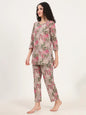 Divena Round & Collared Neck Cotton Night Suits with Payjama