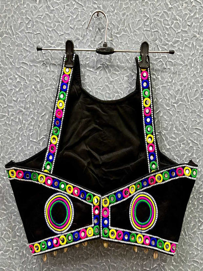 YNF Designer Heavy Silk Sleeveless Blouse with Fancy Back (Sizes 38-42 Available)