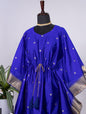 ES Pakistani Kaftan with Weaving Zari Work & Lace Border