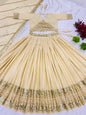 ES Women New Designers Party Wear Look Top Plazzo & Dupatta Set