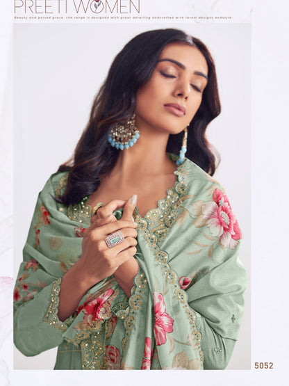 YNF Chinon FLORY: Embroidery Suits & Designer Palazzo Dresses