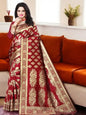 KF Elegant Banarasi Silk Woven Design Kanjeevaram Saree