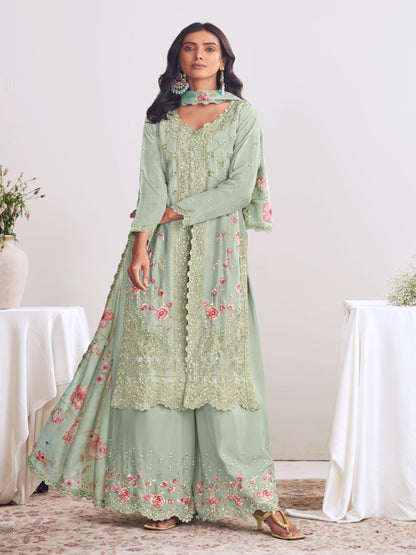 YNF Chinon FLORY: Embroidery Suits & Designer Palazzo Dresses