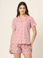 Divena Floral Multi Color Pure Cotton Printed Night Suit