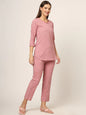 Divena Round & Collared Neck Cotton Night Suits with Payjama