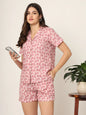 Divena Floral Multi Color Pure Cotton Printed Night Suit