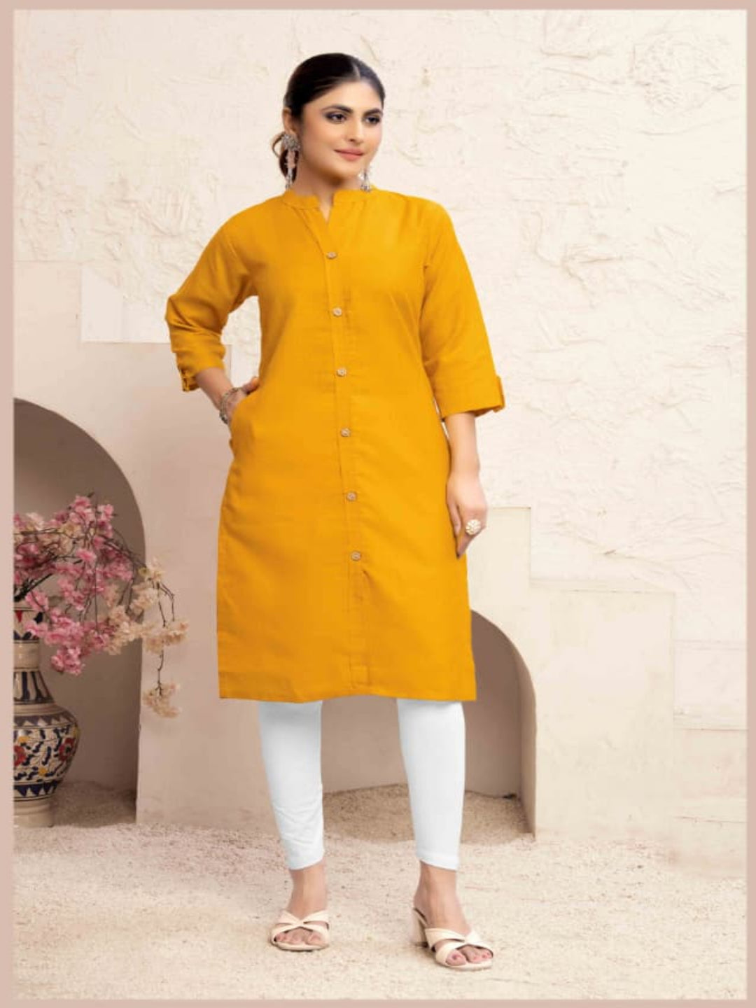 MV Five Color Breathable Magic Cotton Kurti, Sizes S to 3XL JUST @ 489/-