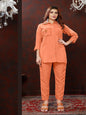 MV Elegant Maaza Cotton Handwork Cord-Set in Five Designs & Colors