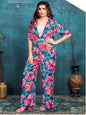 MV Designer & Stylish Viscose Maslin Cord-Set - Blue