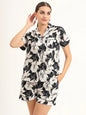 Divena Floral Multi Color Pure Cotton Printed Night Suit