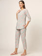 Divena Round & Collared Neck Cotton Night Suits with Payjama